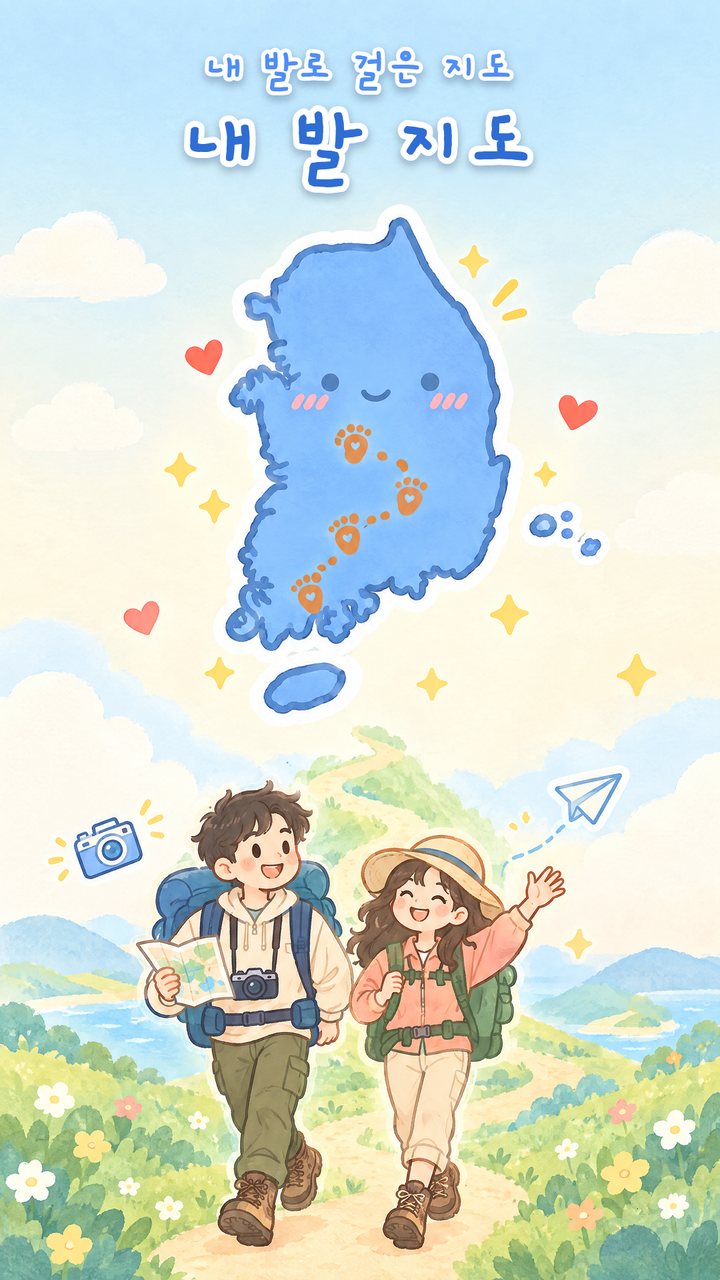 내 발 지도 화면 미리보기 1